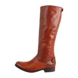 FRYE Melissa button back zip wide calf